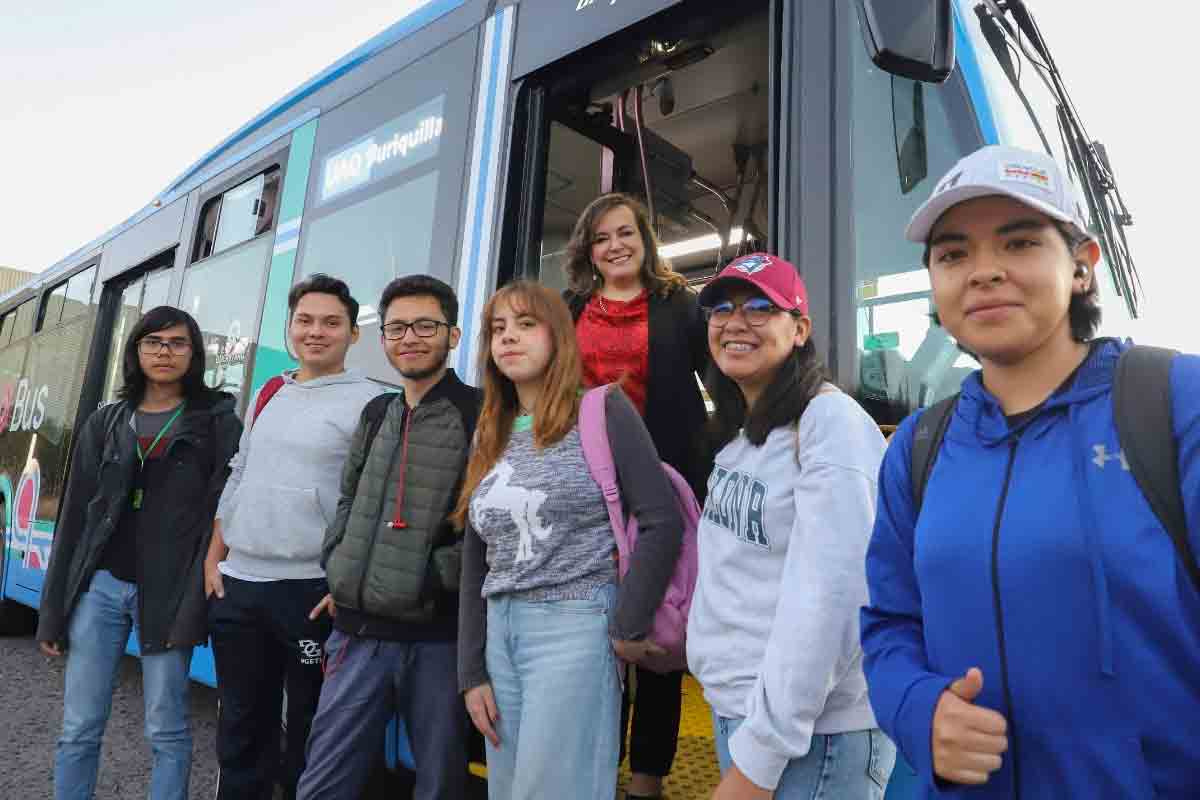 Circulan nuevas rutas de Qrobús para dar servicio a la UAQ