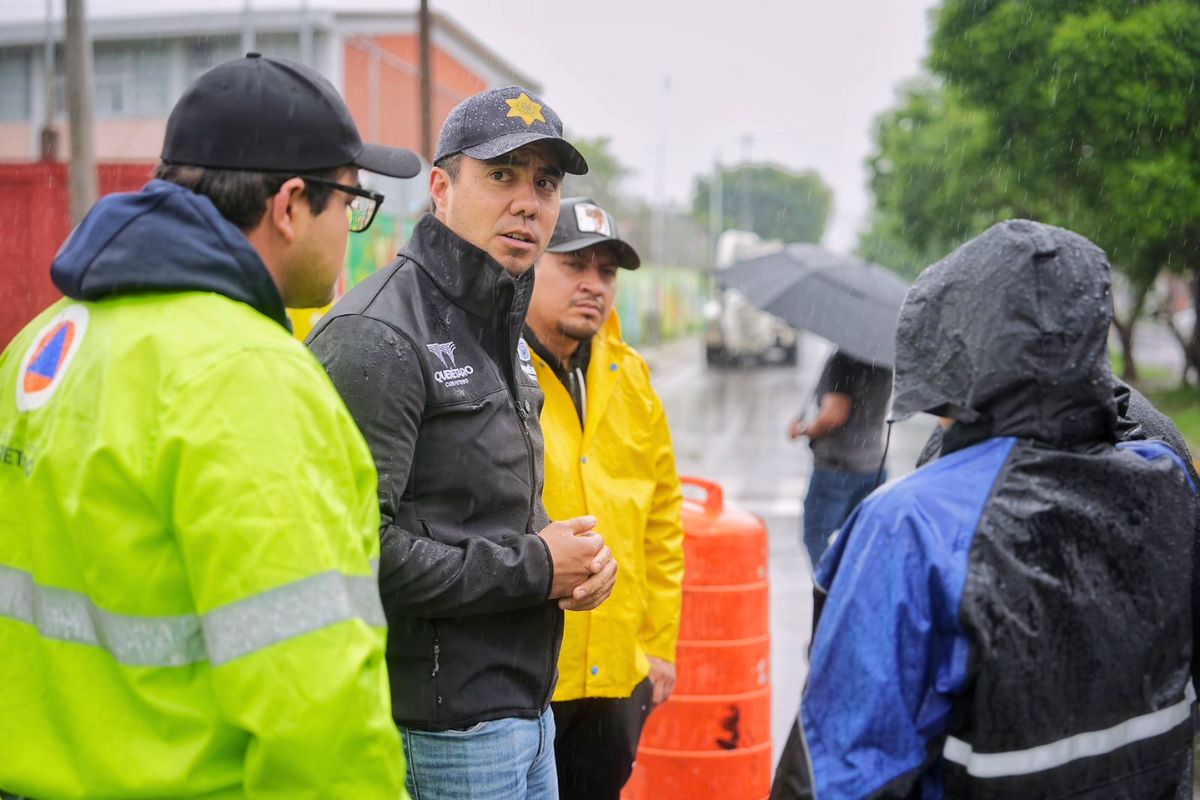 Felifer Macías coordina acciones por temporada de lluvias en Querétaro
